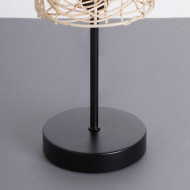LAMPARA DE MESA MEI METAL-RATTAN NATURAL DN13.5X39.5CM SEVEN ON DECO
