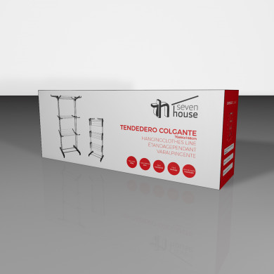 TENDEDERO VERTICAL PLEGABLE 3,65KG 25M 7HOUSE TENDEDERO VERTICAL PLEGABLE 3,65KG 25M 7HOUSE