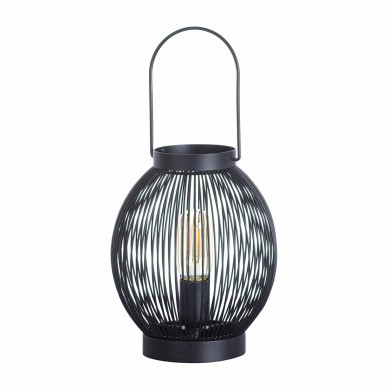 LAMPARA DE MESA KAI HIERRO NEGRO DN20X24.5CM SEVEN ON DECO