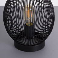 LAMPARA DE MESA KAI HIERRO NEGRO DN20X24.5CM SEVEN ON DECO