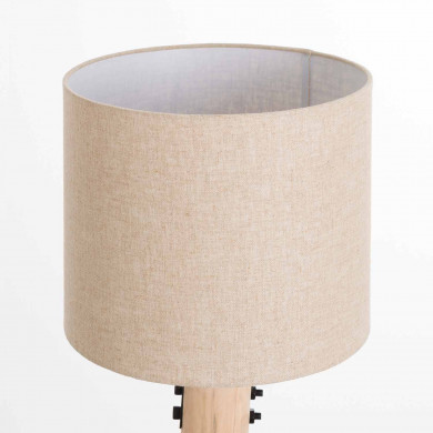 LÁMPARA DE SOBREMESA 55*DN30CM NEGRO SEVEN ON DECO