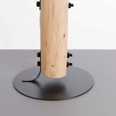 LÁMPARA DE SOBREMESA 55*DN30CM NEGRO SEVEN ON DECO