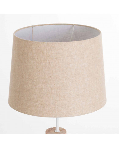 LÁMPARA DE SOBREMESA  58*DN35CM BLANCO SEVEN ON DECO