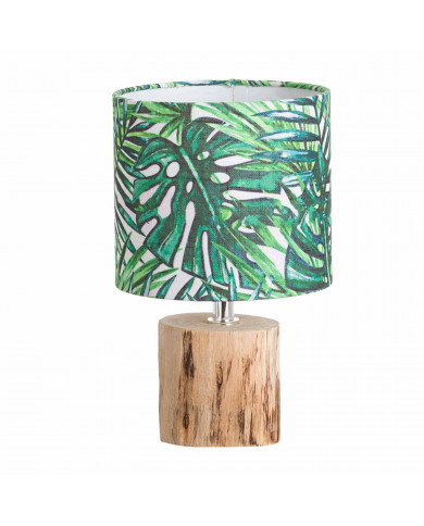 LÁMPARA DE SOBREMESA 27.3*DN16.5CM NEGRO SEVEN ON DECO