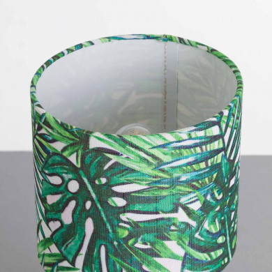 LÁMPARA DE SOBREMESA 27.3*DN16.5CM NEGRO SEVEN ON DECO