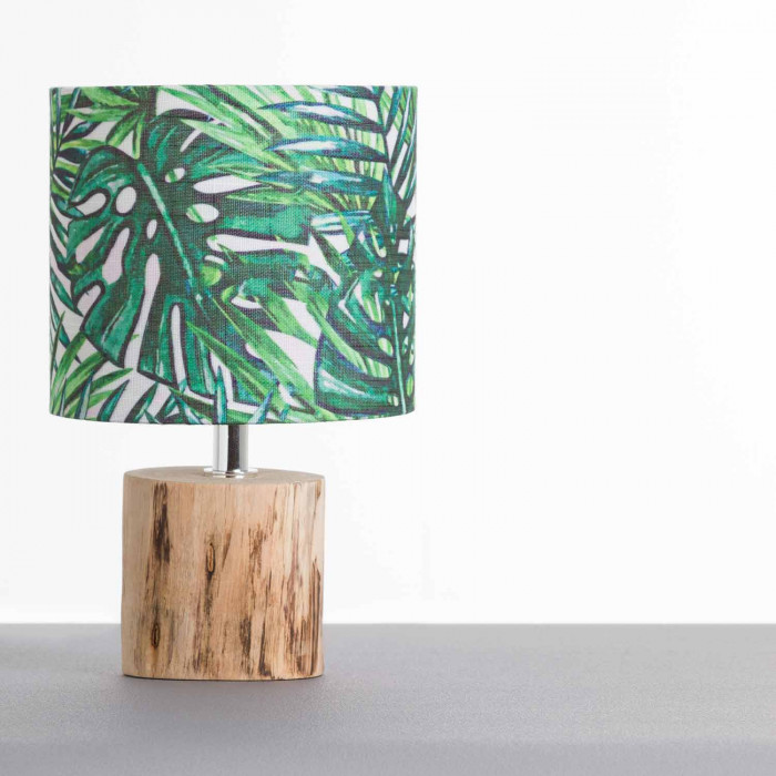 LÁMPARA DE SOBREMESA 27.3*DN16.5CM NEGRO SEVEN ON DECO