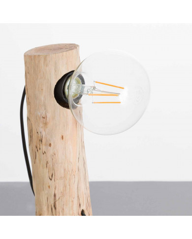 LÁMPARA DE SOBREMESA 36.7*20.5CM NEGRO SEVEN ON DECO