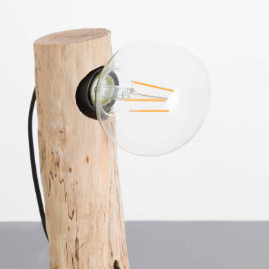 LÁMPARA DE SOBREMESA 36.7*20.5CM NEGRO SEVEN ON DECO