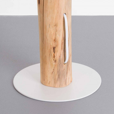 LÁMPARA DE SOBREMESA 38 CM BLANCO SEVEN ON DECO