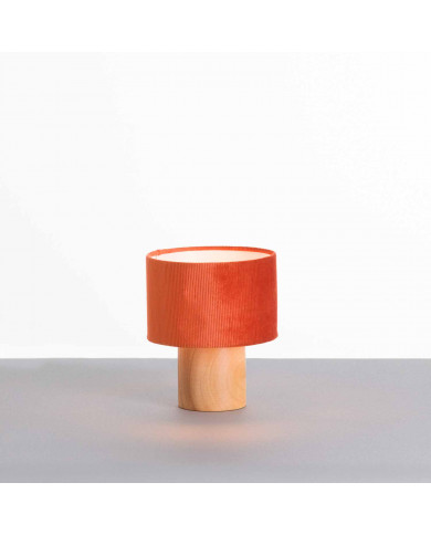 LÁMPARA DE SOBREMESA 22*DN18CM BLANCO SEVEN ON DECO