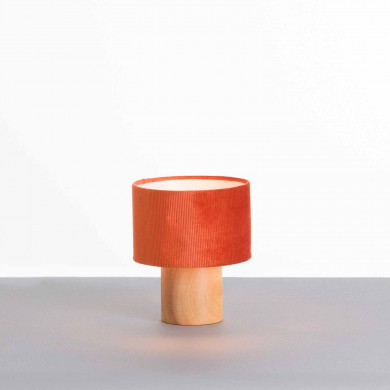 LÁMPARA DE SOBREMESA 22*DN18CM BLANCO SEVEN ON DECO