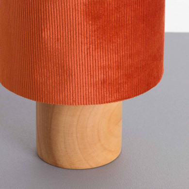 LÁMPARA DE SOBREMESA 22*DN18CM BLANCO SEVEN ON DECO