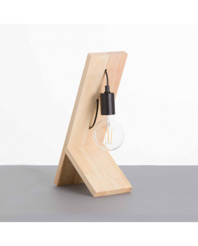 LÁMPARA DE SOBREMESA 41.5CM NEGRO SEVEN ON DECO