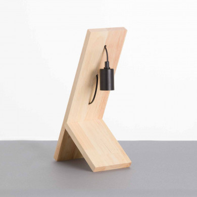 LÁMPARA DE SOBREMESA 41.5CM NEGRO SEVEN ON DECO