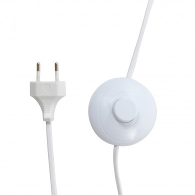 LAMPARA DE PIE BLANCA 119,5/144,5CM SEVEN ON DECO