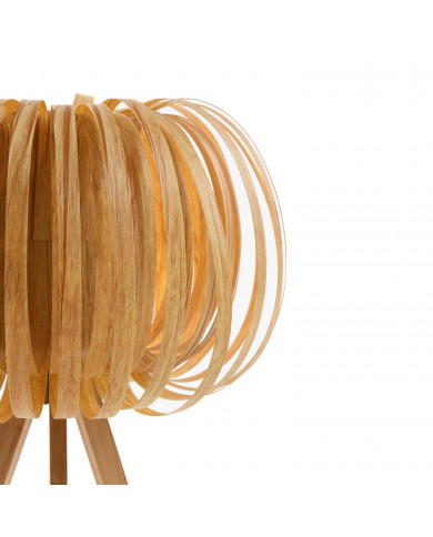 LAMPARA DE MESA KUSUMA CREMA 33X33X52CM SEVEN ON DECO