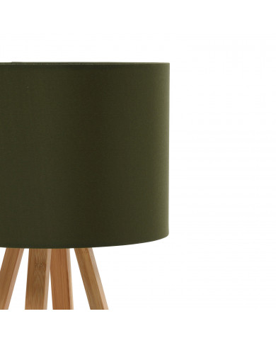 LAMPARA DE MESA EKO VERDE 25X25X44CM SEVEN ON DECO