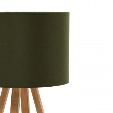 LAMPARA DE MESA EKO VERDE 25X25X44CM SEVEN ON DECO