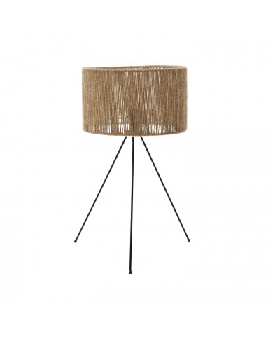 LAMPARA DE MESA BUDI CAÑAMO 31X31X55CM SEVEN ON DECO