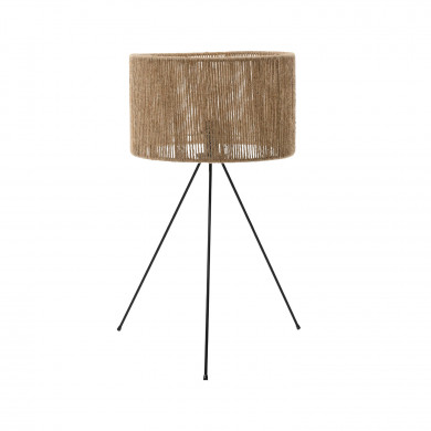 LAMPARA DE MESA BUDI CAÑAMO 31X31X55CM SEVEN ON DECO