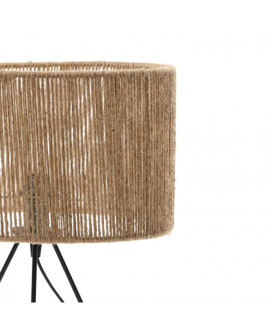 LAMPARA DE MESA BUDI CAÑAMO 31X31X55CM SEVEN ON DECO