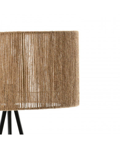 LAMPARA DE PIE BUDI CAÑAMO 42X42X148CM SEVEN ON DECO