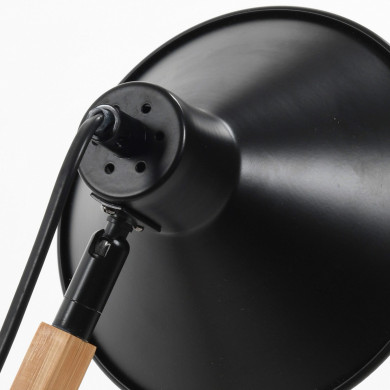 LAMPARA FLEXO DE MESA DARMA NEGRA/BAMBU SEVEN ON DECO