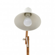 LAMPARA FLEXO DE MESA DARMA BLANCA/BAMBU SEVEN ON DECO