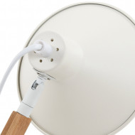 LAMPARA FLEXO DE MESA DARMA BLANCA/BAMBU SEVEN ON DECO