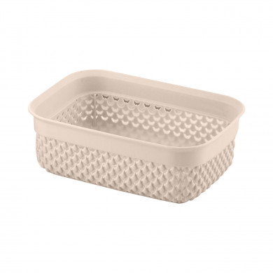 CESTA DISEÑO GOTAS COLORES SURTIDOS (18,5x13,5x6,5cm) 1,1L