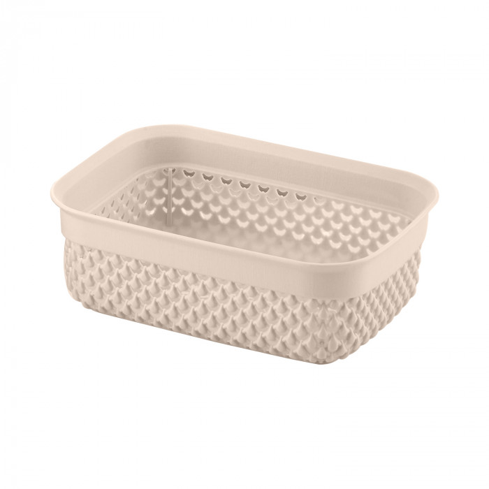 CESTA DISEÑO GOTAS COLORES SURTIDOS (18,5x13,5x6,5cm) 1,1L