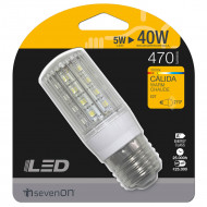 LED SMD PANOCHA MINI 5W (40W) 470lm E27 270º 3000K 25000H 7hSevenOn BL.1