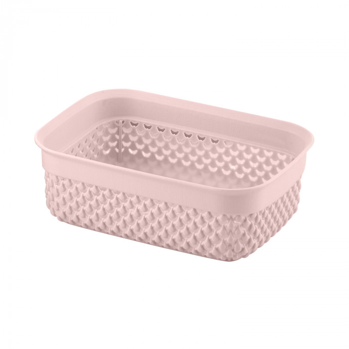 CESTA DISEÑO GOTAS COLORES SURTIDOS (18,5x13,5x6,5cm) 1,1L