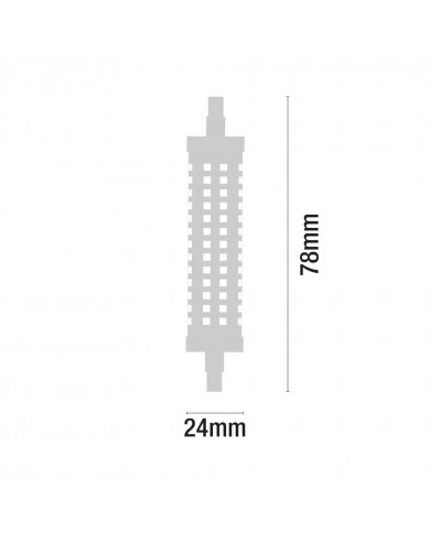 BOMBILLA LED R7S 78MM 5W (40W) 470LM 4000K 25000H 7hSevenOn BL.1
