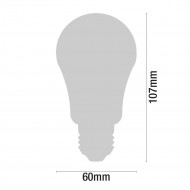 BOMBILLA LED ESTANDAR A60 CRISTAL E27 ANTIMOSQUITOS 4W 470LM 25000H 7hSevenOn BL.1
