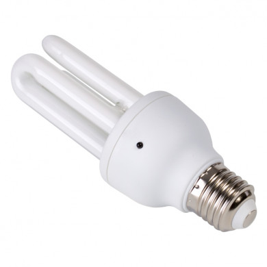 CFL 3U NORMAL T4 SENSOR 15W 900lm E27 6400K 6000H ECONOMIKLAS BL.1