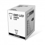 LED SMD SPOTLIGHT PLASTICO 3,5W (25W) 240lm GU10 120º 3000K 10000H CJ.1