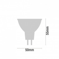 PACK DE 3 BOMBILLAS LED SPOTLIGHT MR16 12V GU5.3 7,5W (50W) 540LM 3000K 15000H 7hSevenOn