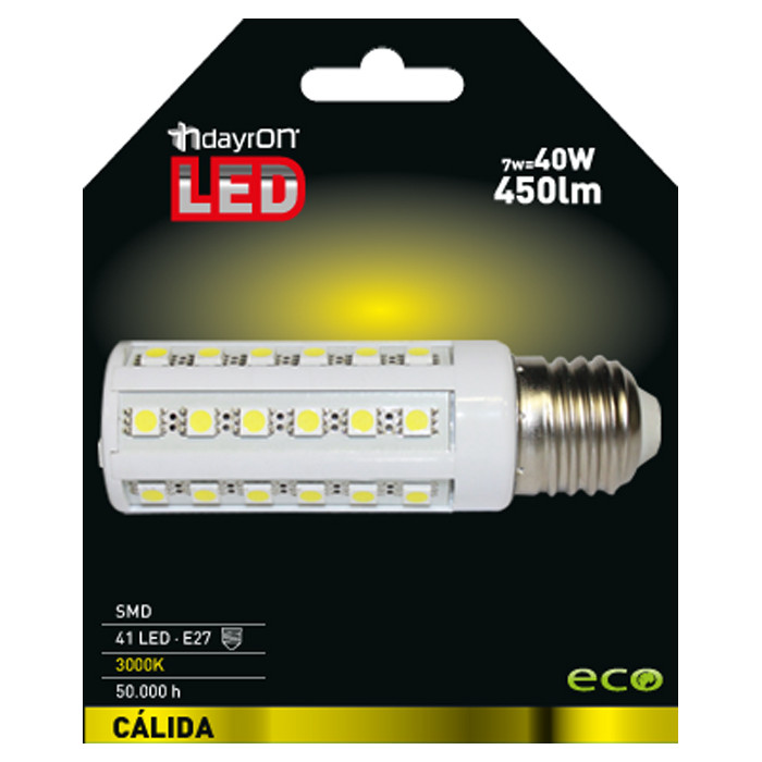 SMD LED PANOCHA 7W E27 25000H 3000K 7HSevenOn BL.1