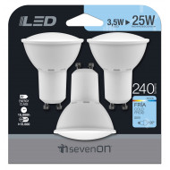 LED SMD PANOCHA MINI 5W (40W) 450lm E27 270º 3000K 25000H 7hSevenOn BL.1