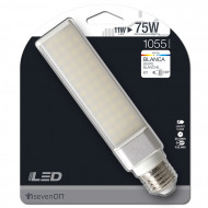 LED SMD ESPECIAL DOWNL.ALUM.11W (75W) 1055lm E27 120º 4000K 25000H 7hSevenOn BL.1