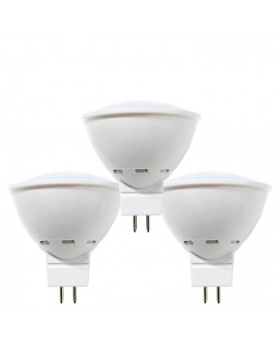 LED SMD SPOTLIGHT PLASTICO 3,5W (25W) 240lm GU5.3 120º 3000K 15000H 7hSevenOn BL.3