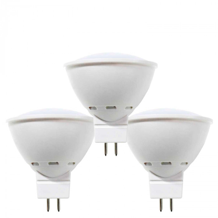 LED SMD SPOTLIGHT PLASTICO 3,5W (25W) 240lm GU5.3 120º 3000K 15000H 7hSevenOn BL.3