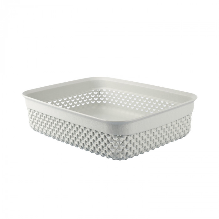 CESTA DISEÑO GOTAS BAJA COLORES SURTIDOS (24,5x19,5x6,5cm) 2,2L