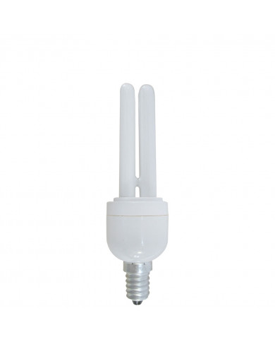 BOMBILLA CFL 2U MINI T3 E14 11W 528LM 2700K 6000H 7hSevenOn CJ.1
