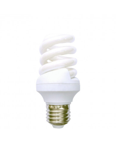 BOMBILLA CFL ESPIRAL MINI T3 E27 15W 825LM 2700K 6000H 1Primer Leader CJ.1
