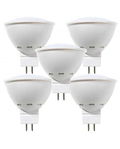 BOMBILLA LED SPOTLIGHT MR16 12V GU5.3 6W (50W) 540LM 3000K 15000H 1Primer Leader BL.5
