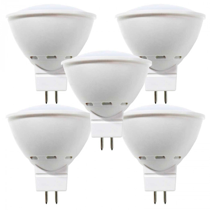 BOMBILLA LED SPOTLIGHT MR16 12V GU5.3 6W (50W) 540LM 3000K 15000H 1Primer Leader BL.5
