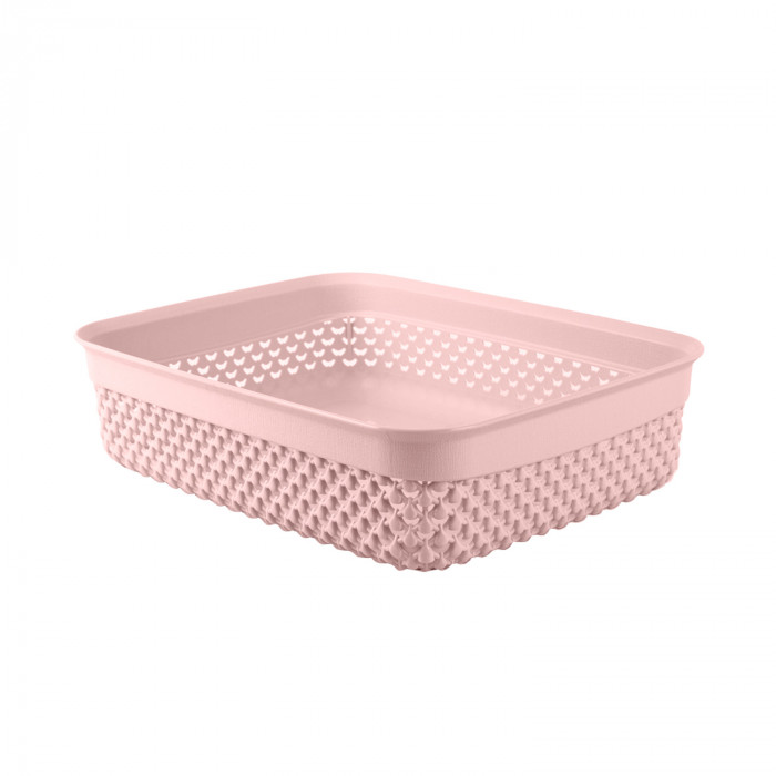 CESTA DISEÑO GOTAS BAJA COLORES SURTIDOS (24,5x19,5x6,5cm) 2,2L