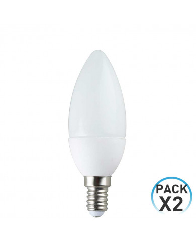 BOMBILLA LED VELA C37 E14 6W (40W) 470LM 4000K 10000H Primer Low Cost BL.2

